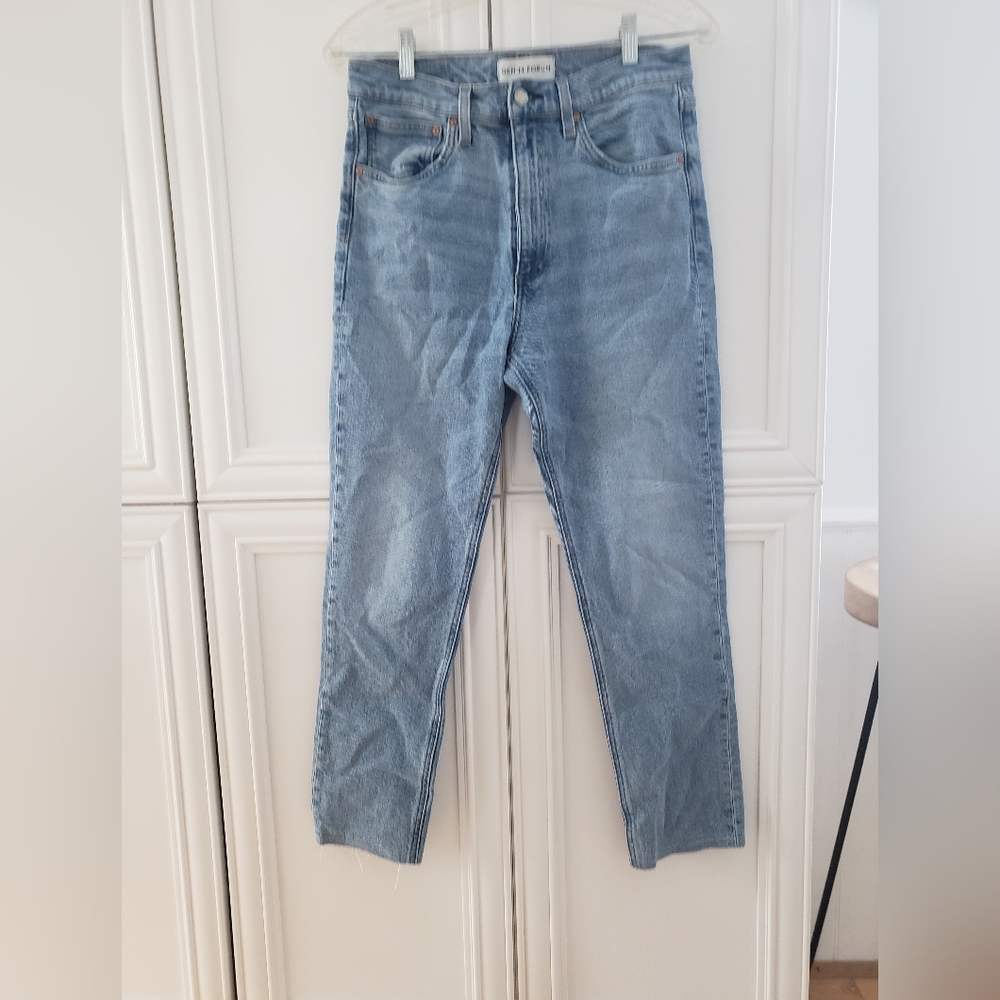 Denim Forum High Rise Light Blue Jeans - Picture 5 of 13